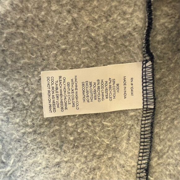 Alpine Design Men's Graphic Pullover Hoodie Blue Size L - Picture 4 of 4